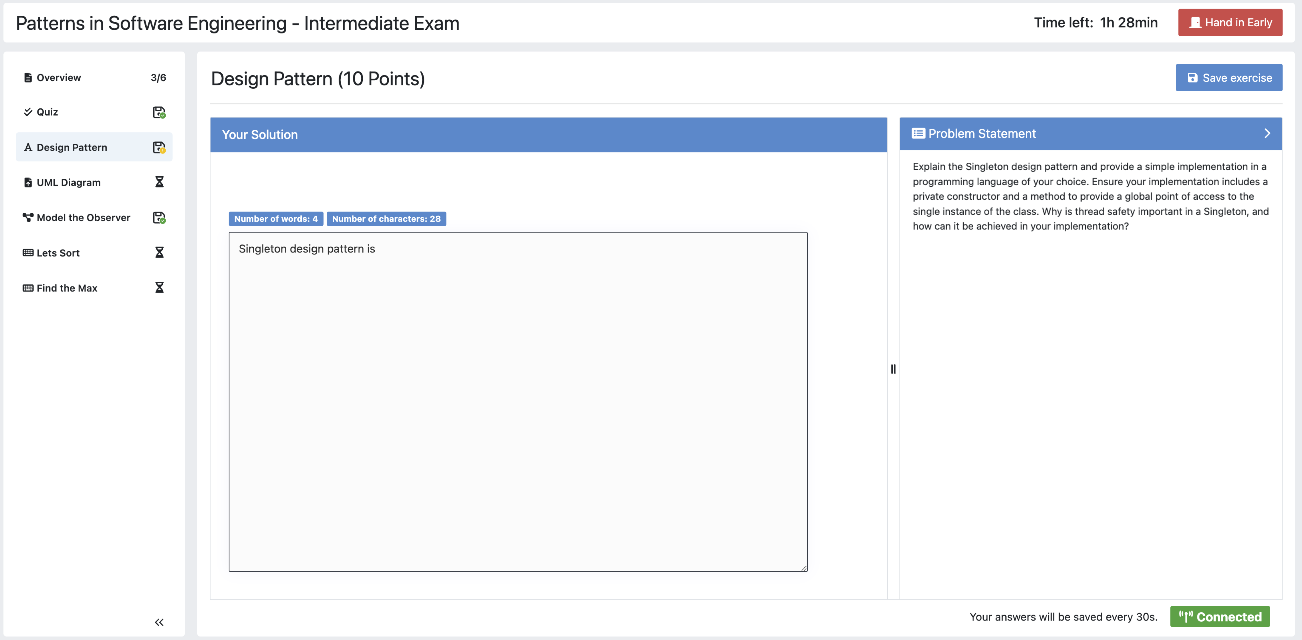 Participating in Text Exercises